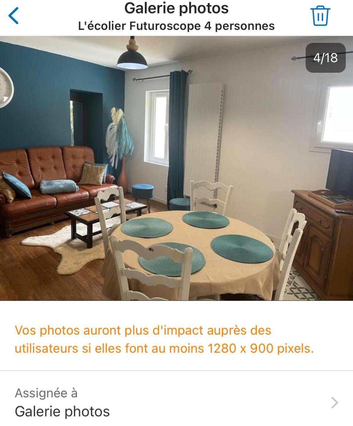 Ferienwohnung L'Ecolier Futuroscope 4 Personnes Beaumont  Exterior foto